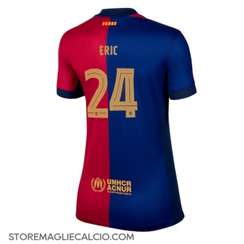 Barcelona Eric Garcia #24 Maglia Gara Casa Repliche 2024-25 Donna Maniche Corte
